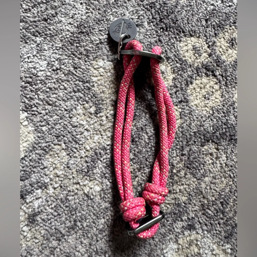 RuffWear Small Rope Pink Dog Collar
